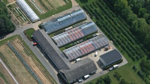 Luftbild der Kasseler Werkstatt