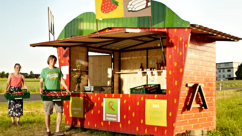 Verkaufsstand Wetterauer Früchtchen