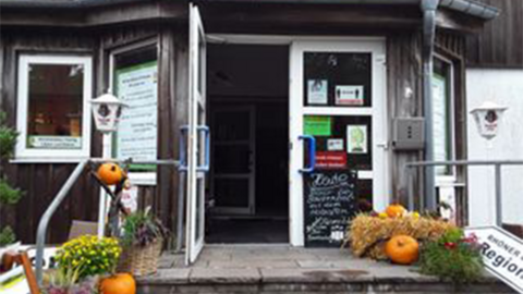 Ladentür Regionalladen Rhöner Durchblick